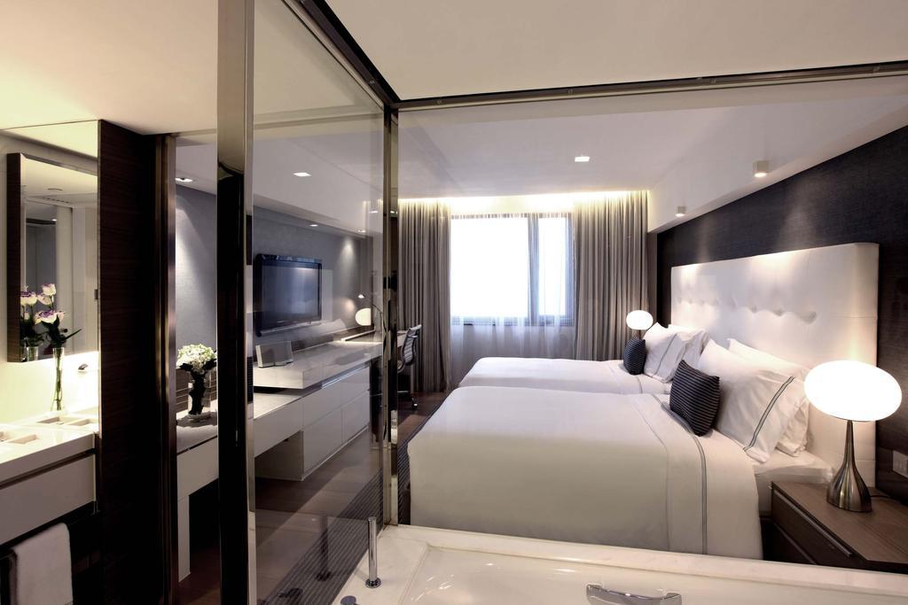 Habitación con vistas a la ciudad y 1 cama extragrande o 2 individuales